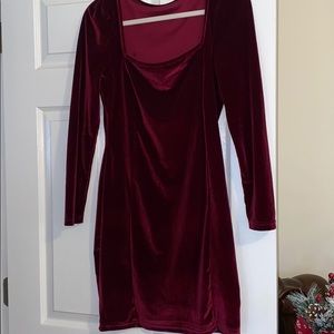 Velvet Red Dress